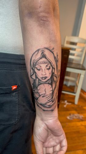 Custom tattoo by Shaun Fade — Metairie