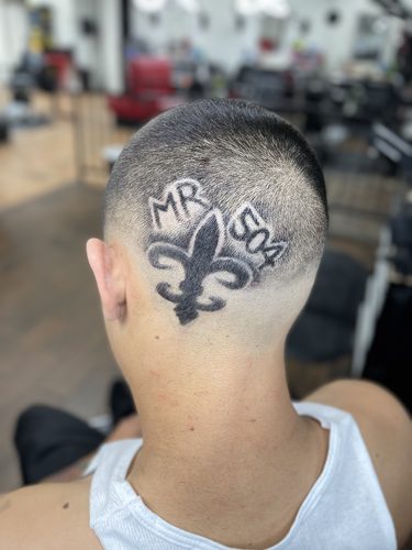 Freehand hair art design by Shaun Fade — Metairie