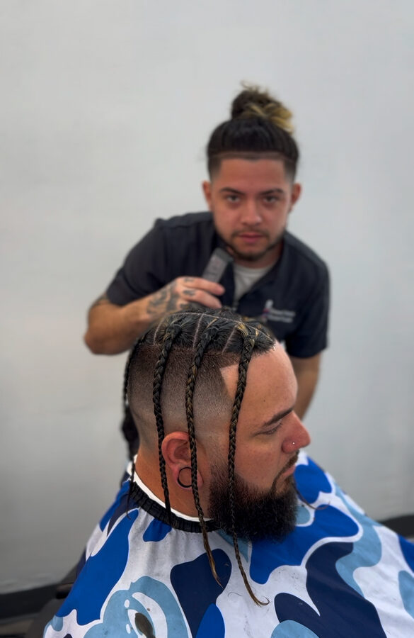 Barbershop interior