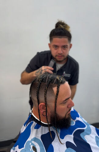 Inside BLNDD barbershop — Metairie, LA