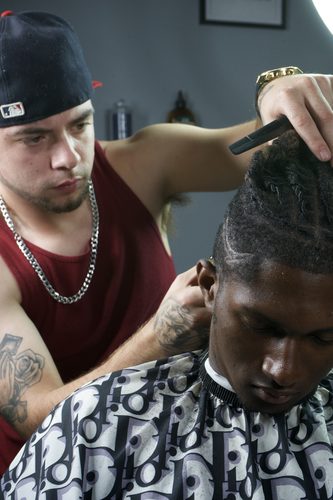 Inside BLNDD barbershop — Metairie, LA