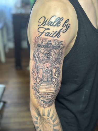 Custom tattoo by Shaun Fade — Metairie